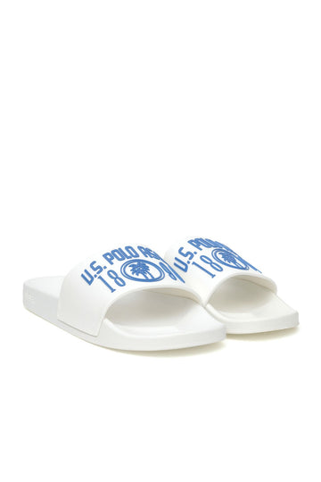 Men's White Slippers 50289110-VR013