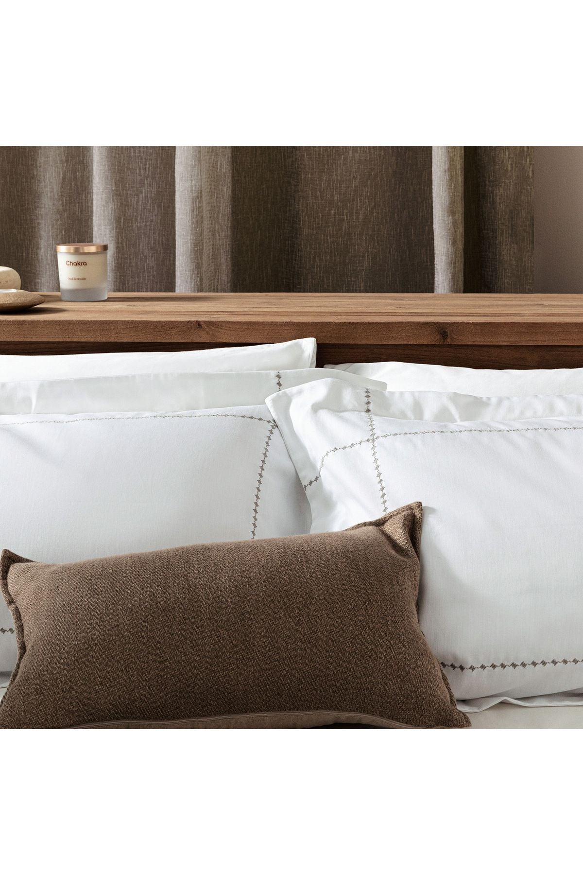Sanıa Duvet Cover Set 200x220 Cm White