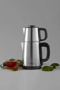 Tea Break 2 In 1 Steel Kettle Tea Maker Inox Black