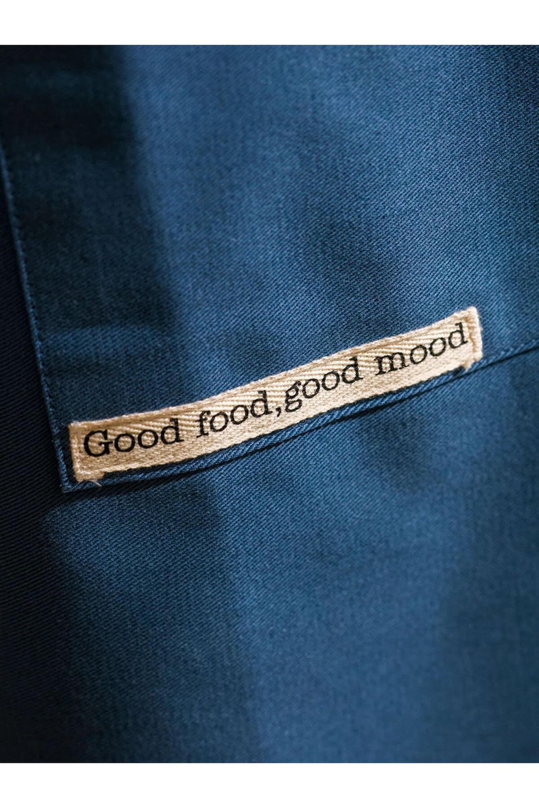 LCW HOME Blue Embroidered Cotton Kitchen Apron