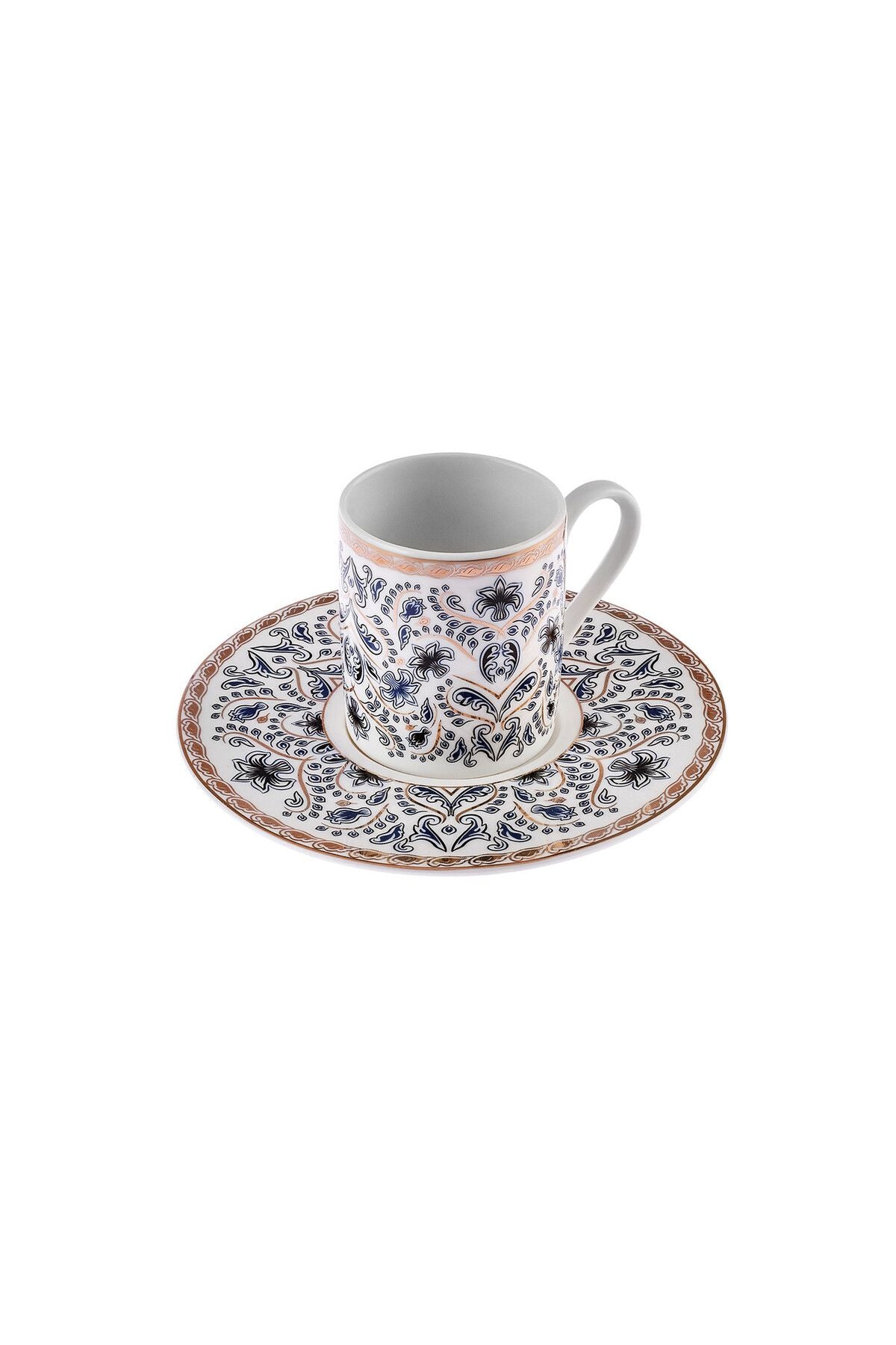 New Delft Blue 6 Person Coffee Cup Set 100 ml