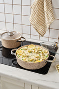 Biogranite Nare 7 Piece Cookware Set Wood