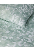 Ivy Flowers Double Size Duvet Cover Set Green