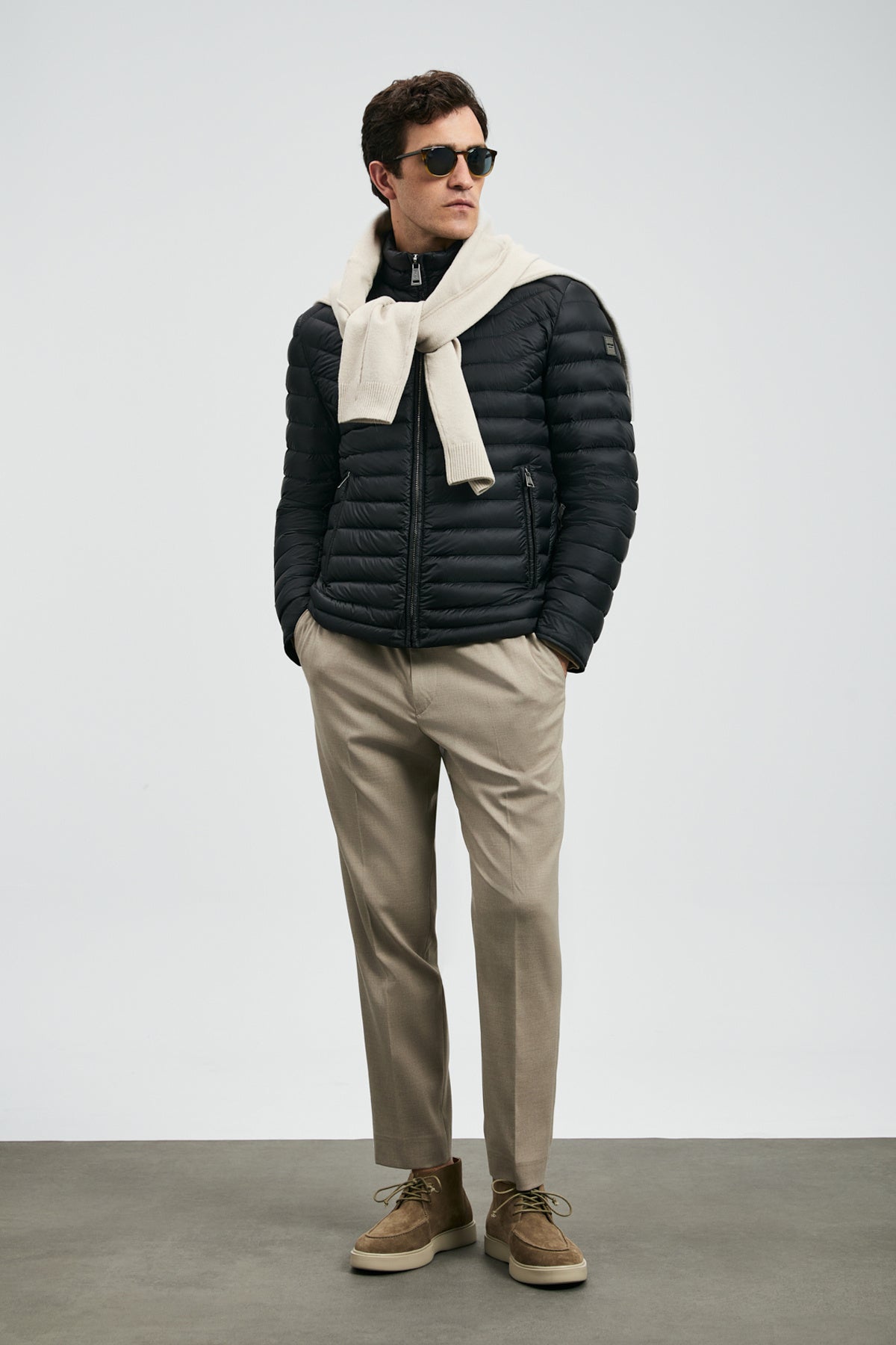 Andy Goose Down Coat Men Black