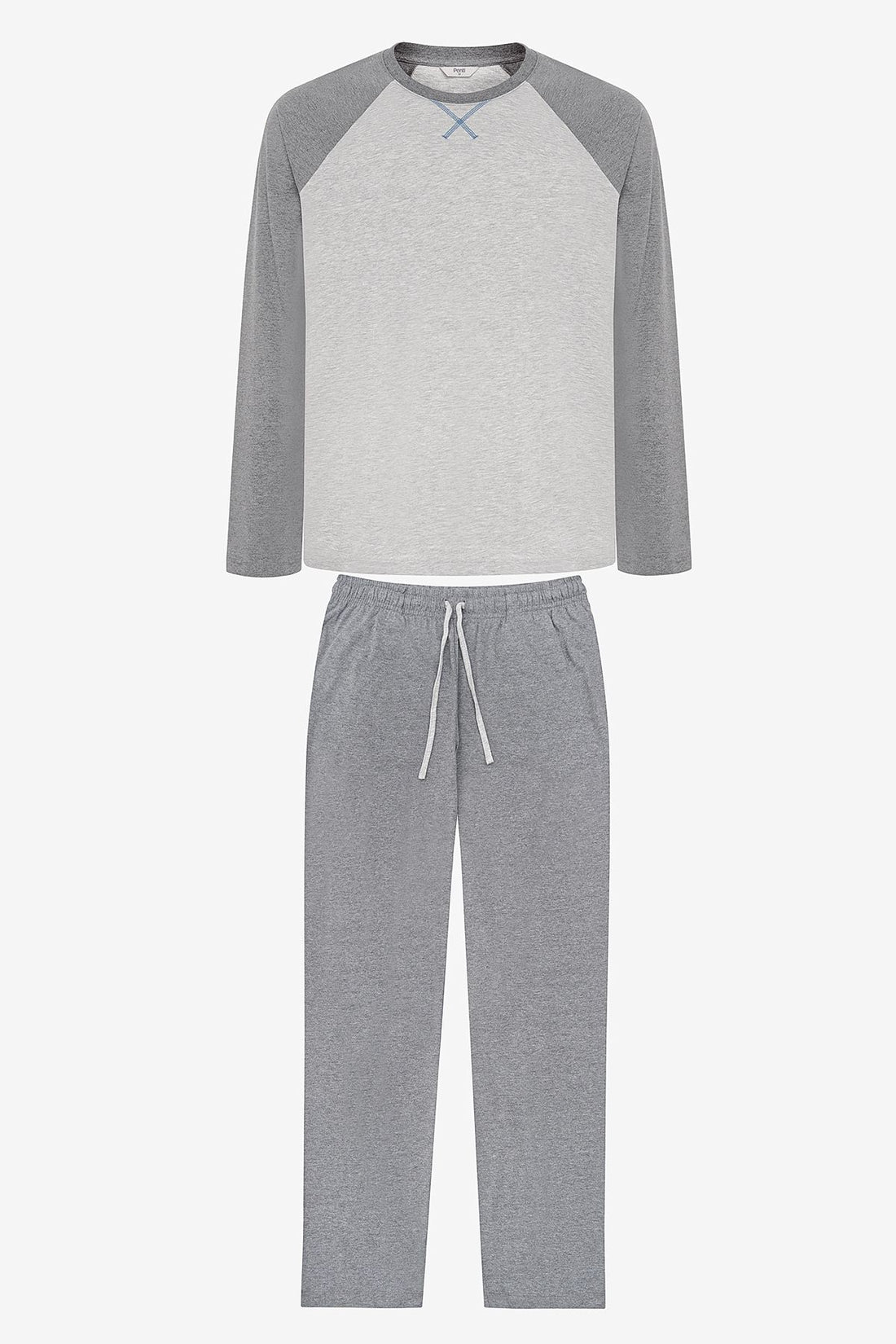 Gray Pants Pajama Set