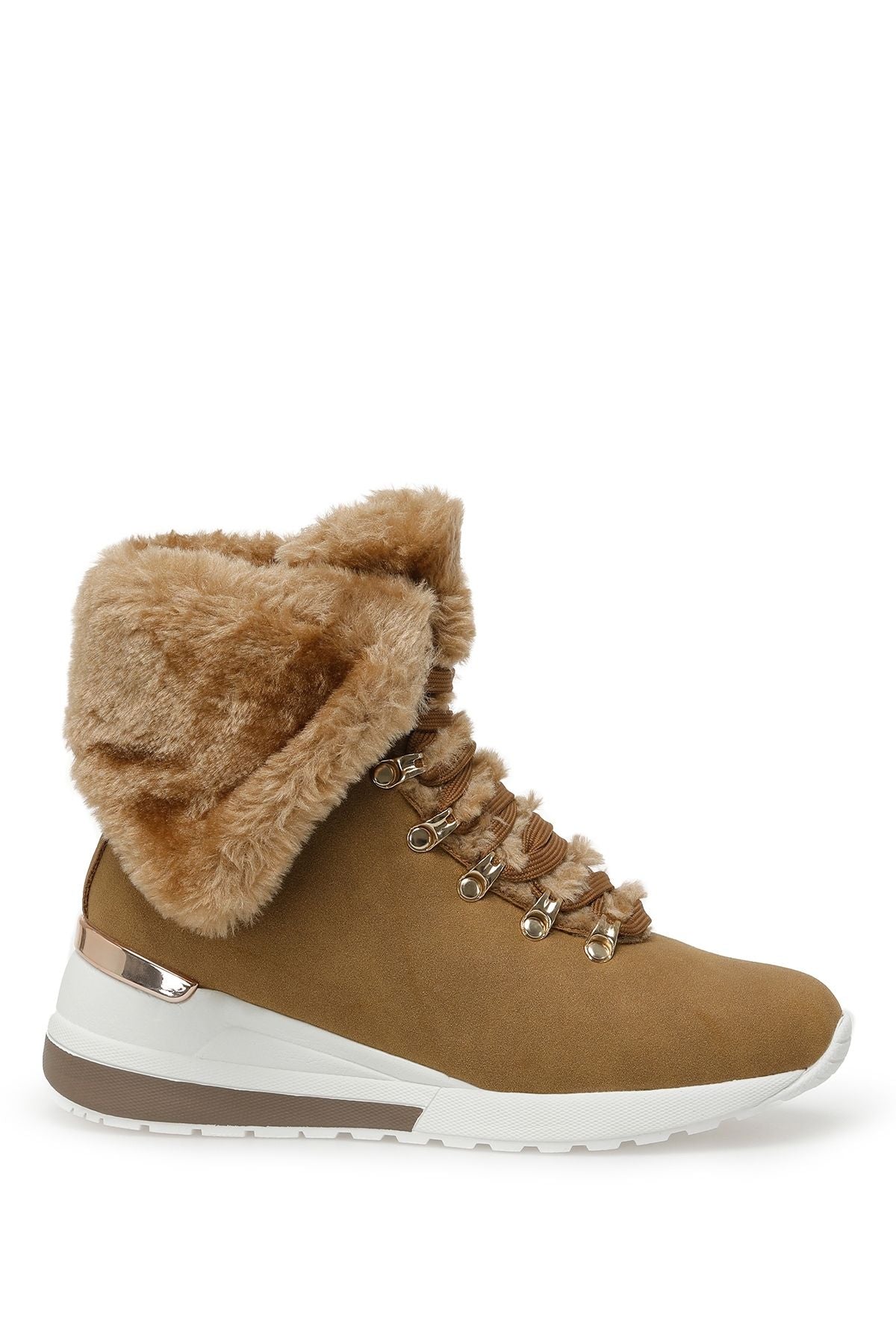 Akeda 2pr Camel Women's Padded Heel Boots
