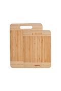 Deren 2 Pieces Bamboo Cutting Board 30/33 Cm