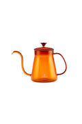 Martina Borosilicate Glass Coffe Kettle/Coffee Pot Orange 600 ml