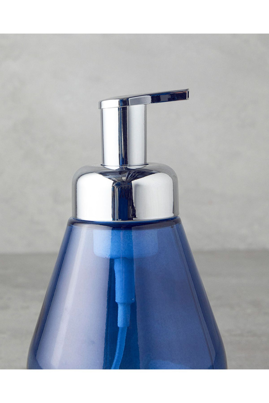 Swita Glass Bathroom Liquid Soap Dispenser Blue