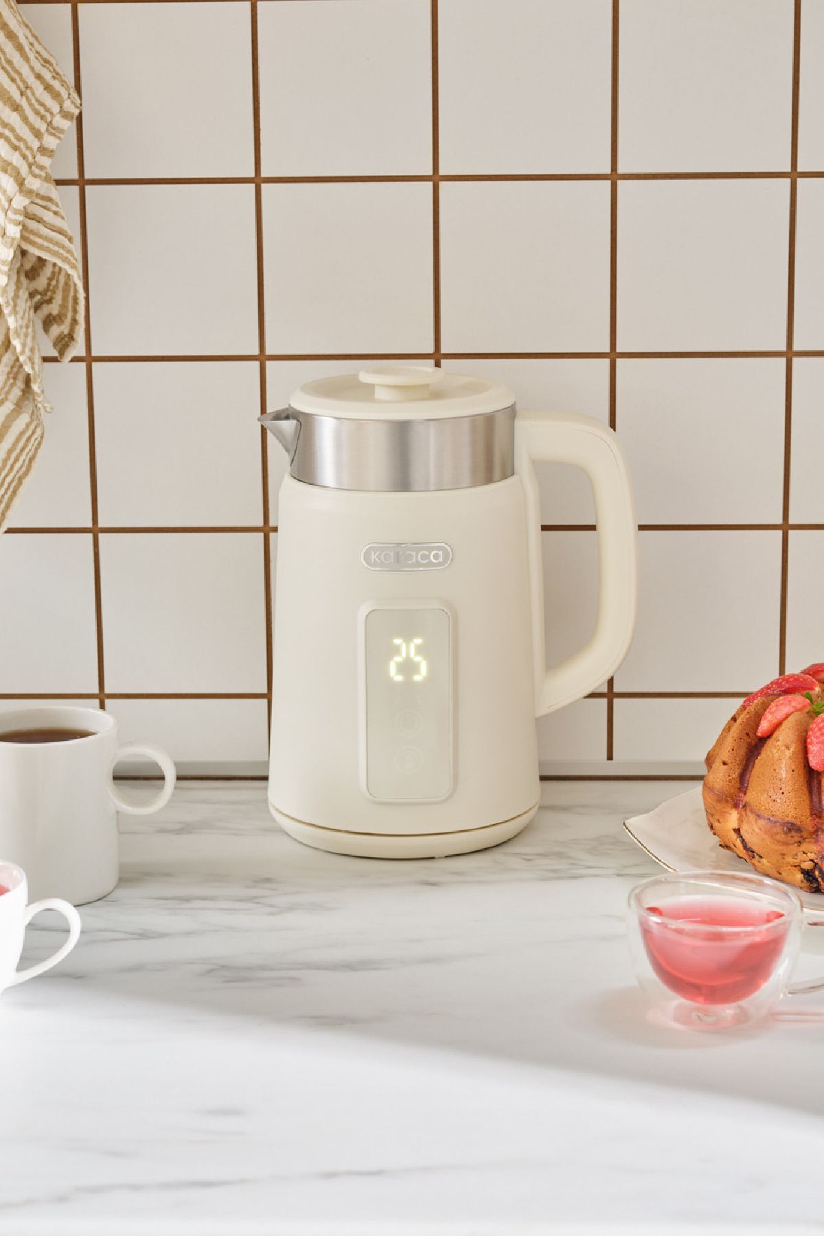 Multiboil Retro Cool Touch Kettle Kettle Kettle Cream