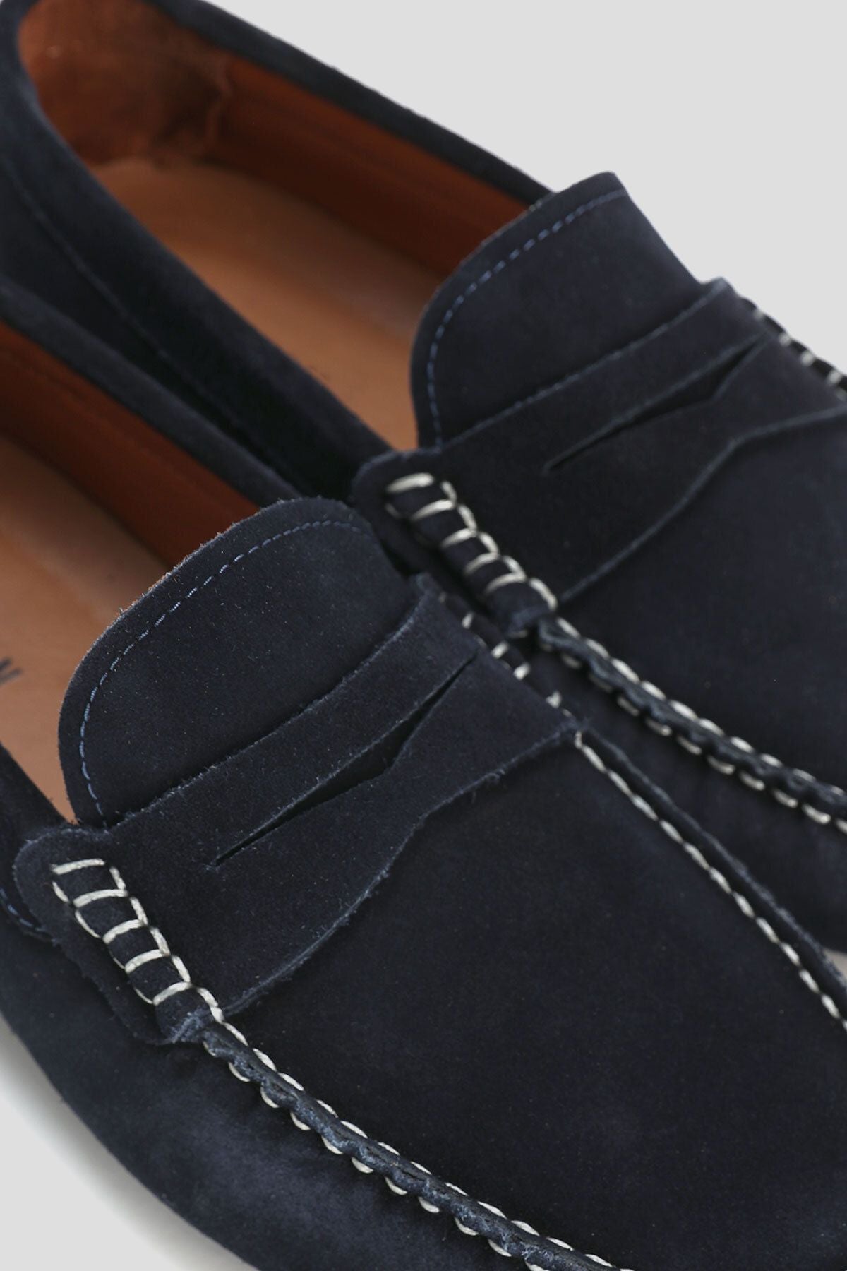 Stroll Suede Loafer Shoes Navy