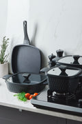 Biodiamond Casting Square 7 Piece Cookware Set