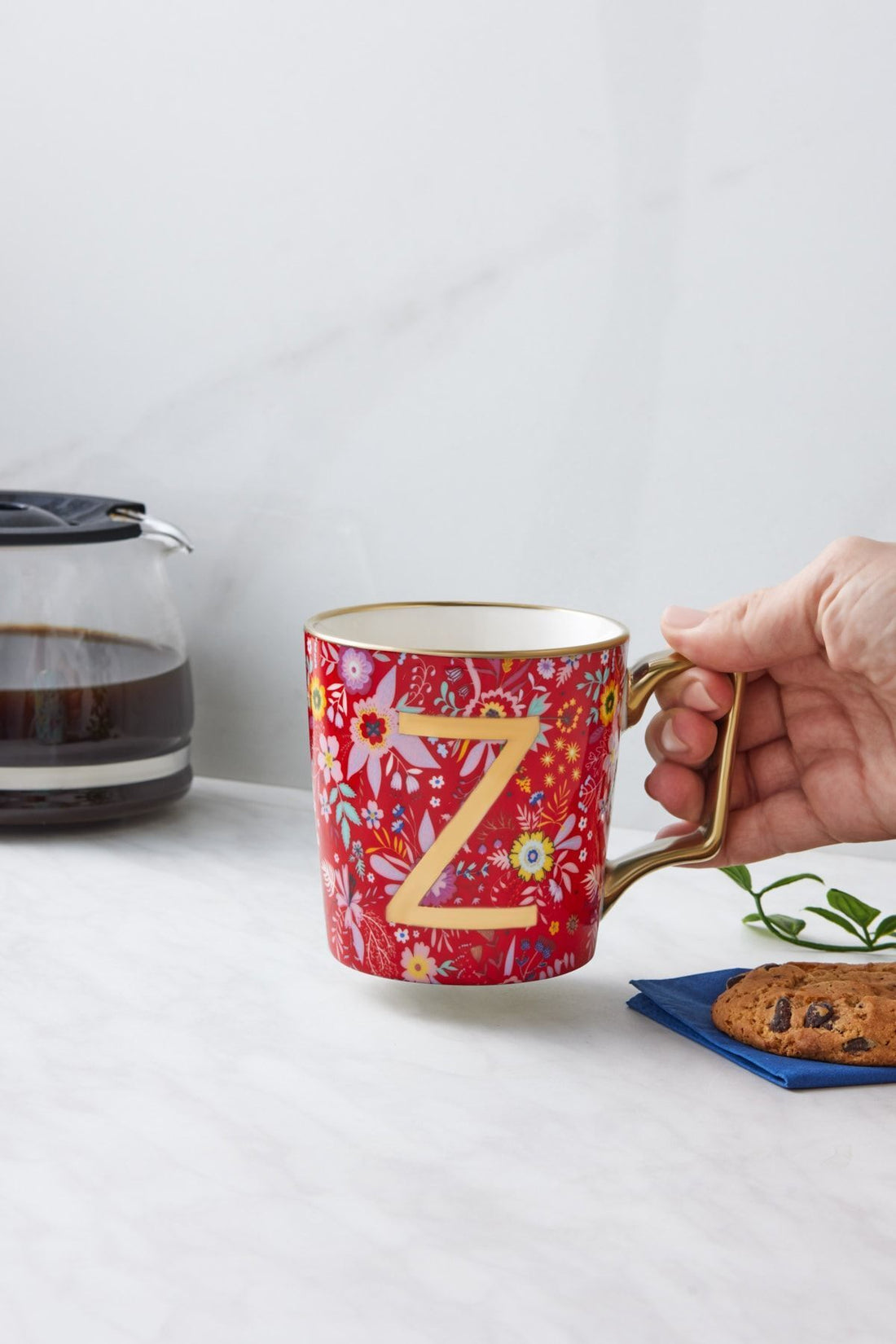 Flower Z Letter Mug 350 ml