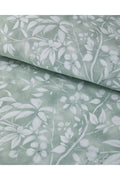 Ivy Flowers Double Size Duvet Cover Set Green