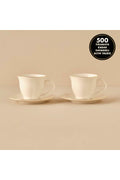 Clover Porcelain 2-Piece Tea Cup Set Gold (280 cc)