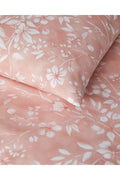 Ivy Flowers Double Size Duvet Cover Set Dusty Rose