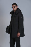Donald Goose Down Men's Coat Black