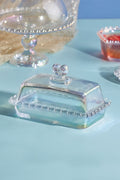 Rory Glass Sugar Bowl, Butter and Cheese Rack 17 cm