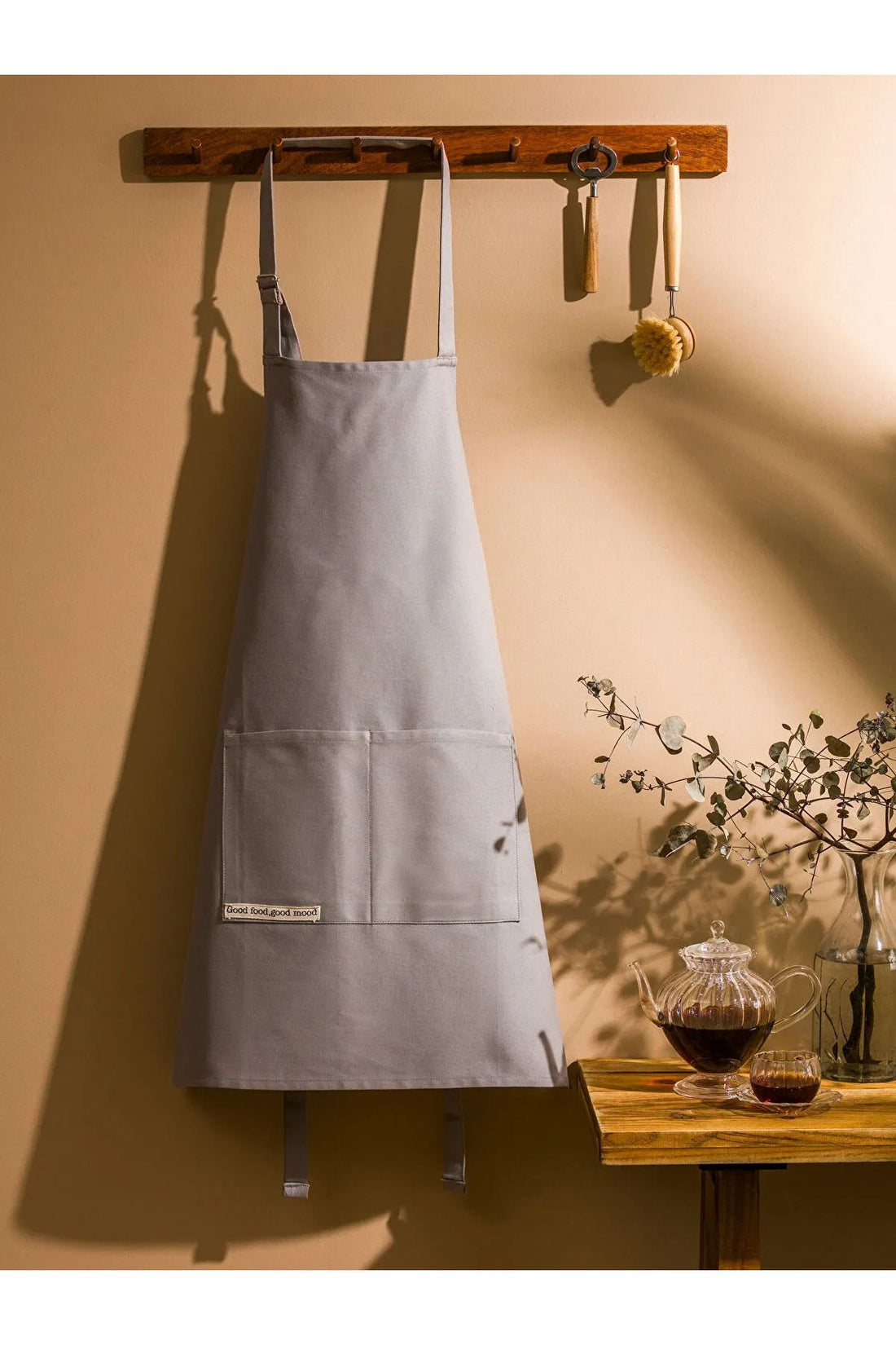 LCW HOME Beige Embroidered Kitchen Apron