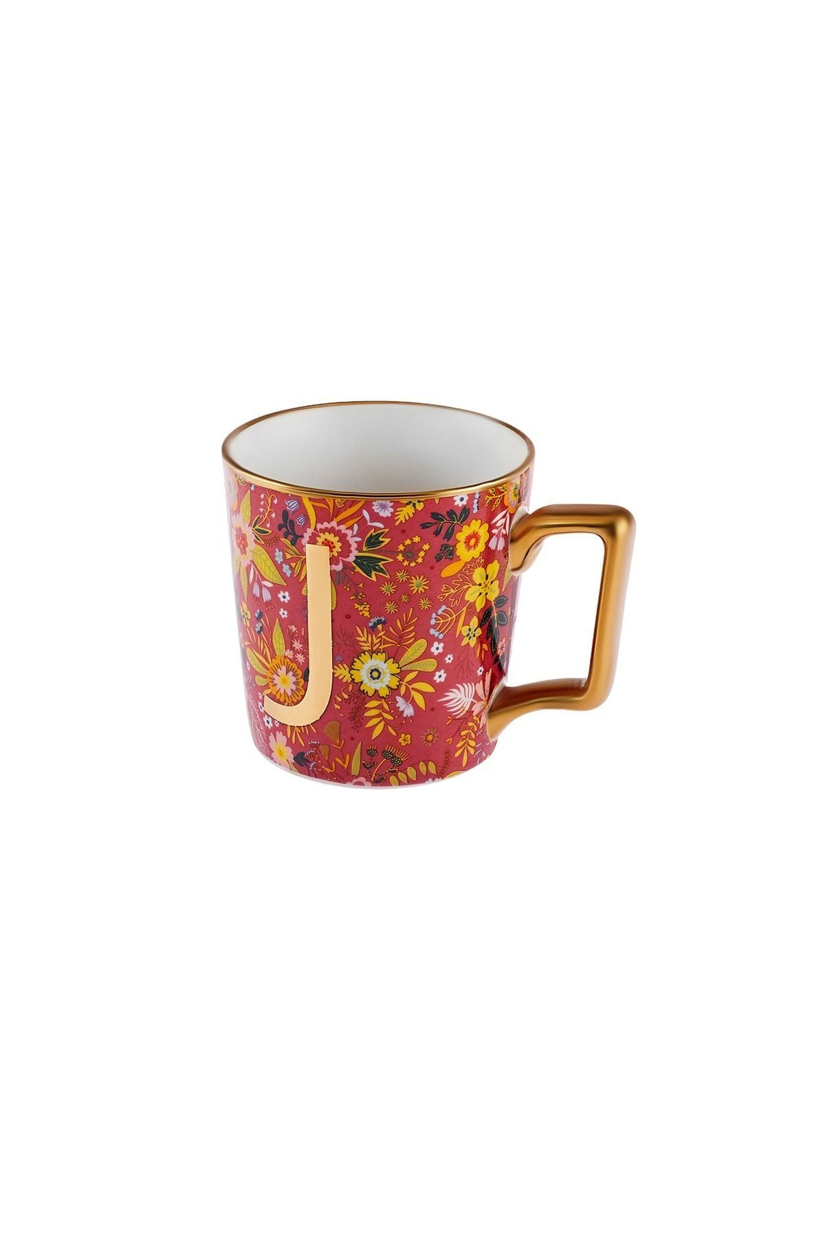 Flower J Letter Mug 350 ml