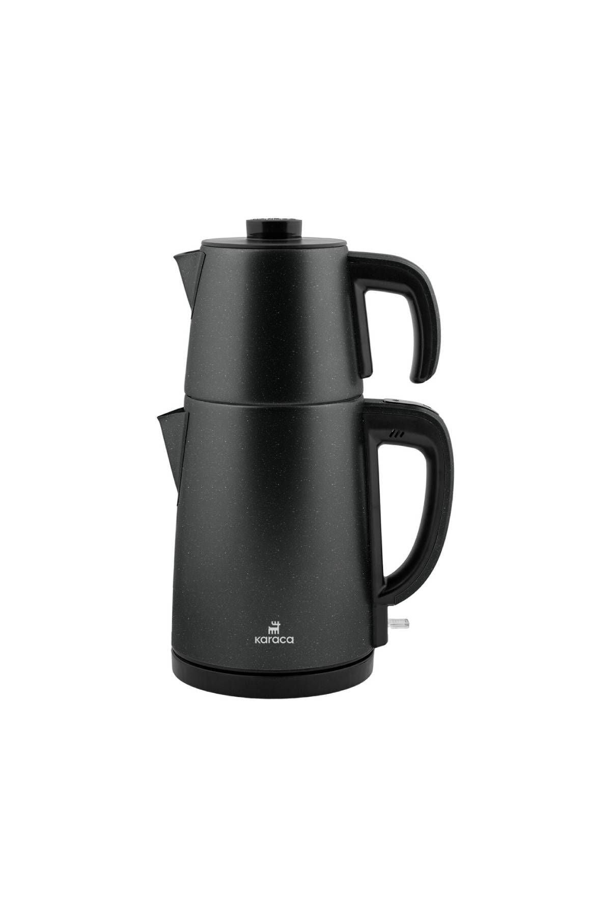 Gastro Dem 2 in 1 Steel Inox Tea Maker & Kettle Shiny Black