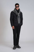 Clow Goose Down Coat Men Black