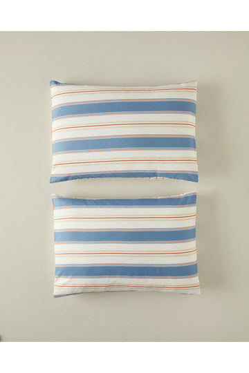 Natural Lines 2-Pack Pillowcase Blue