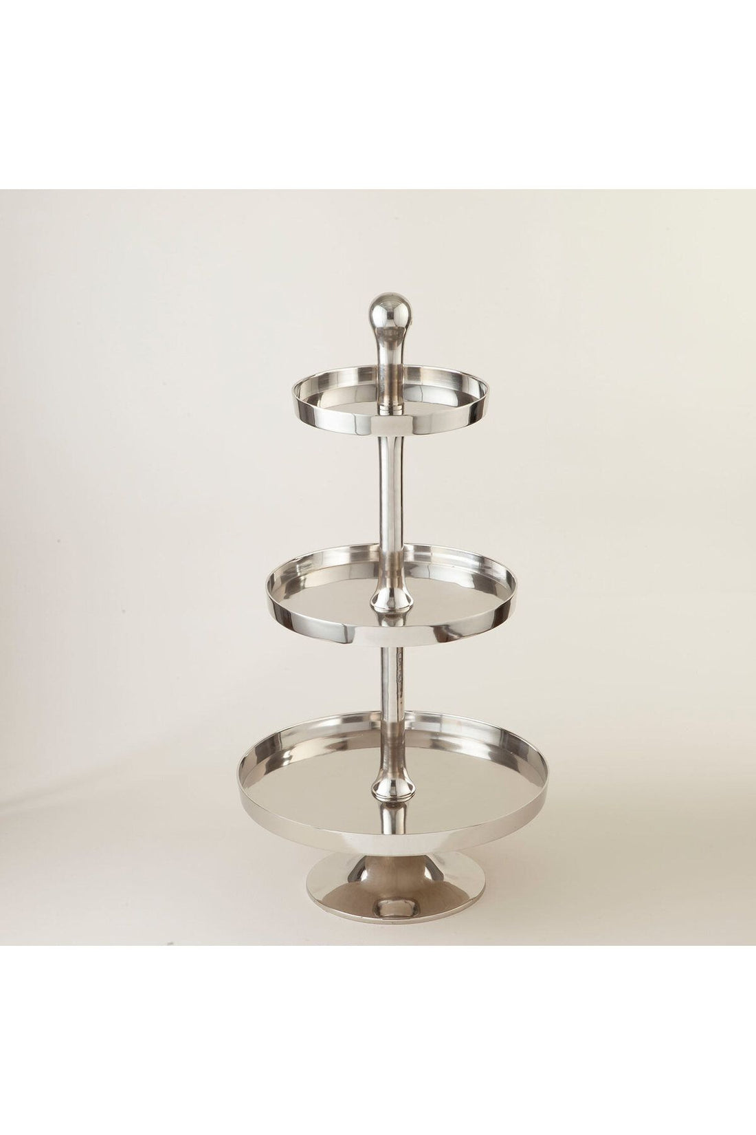 Glam 3 Tier Decorative Stand M Silver