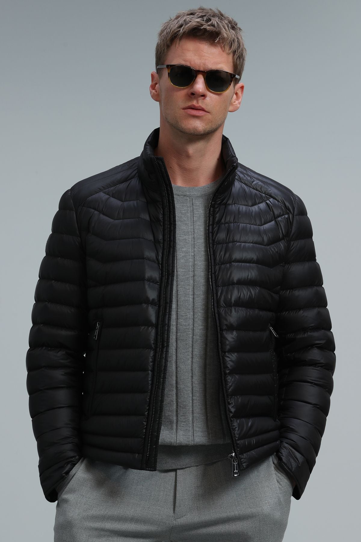 Andy Goose Down Coat Men Black