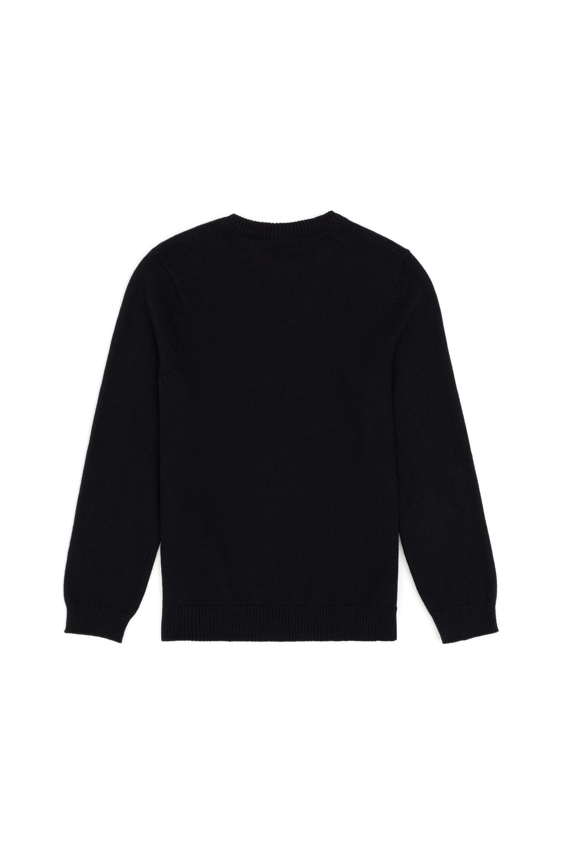 Boys' Black Basic V Neck Sweater