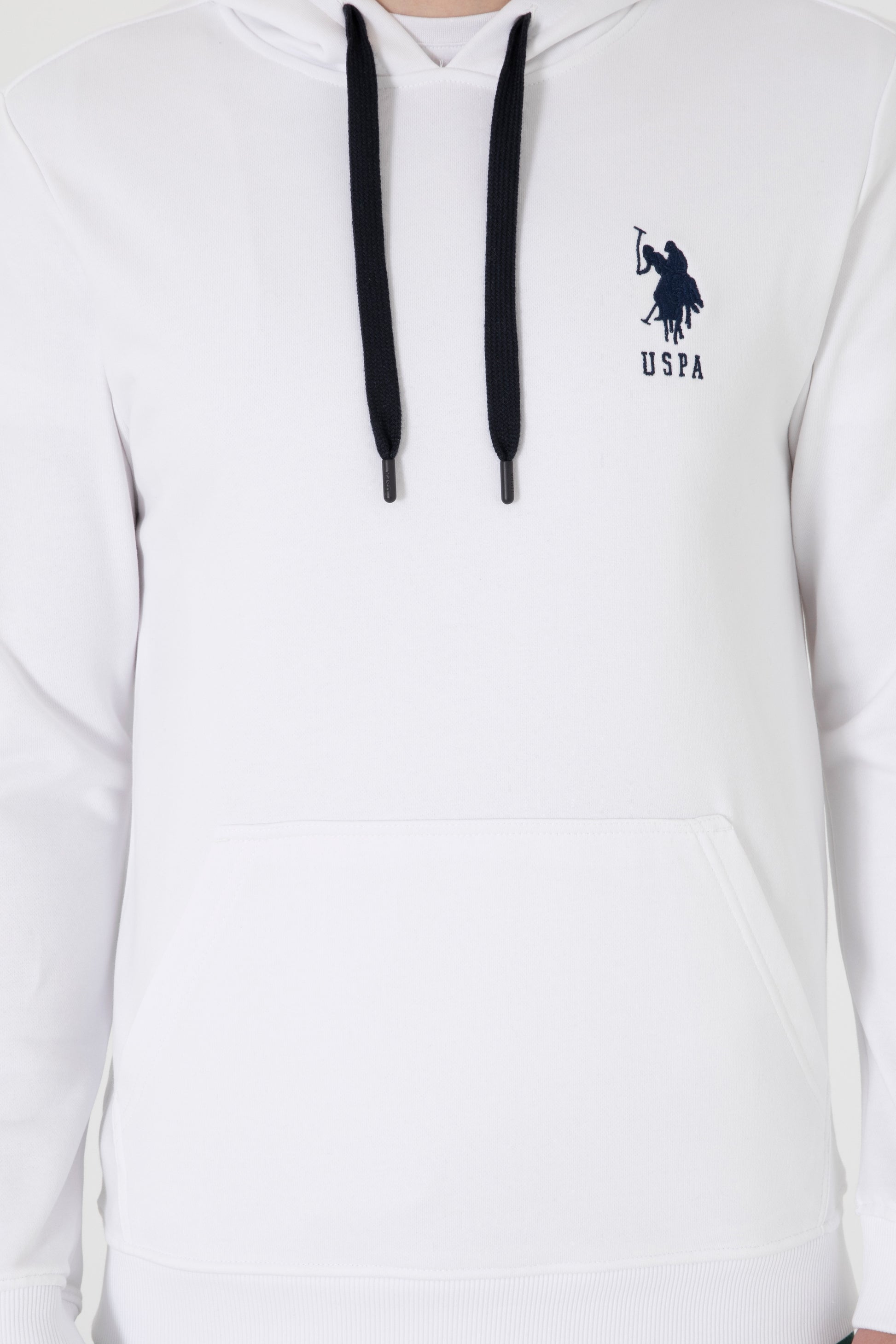 Men's White Basic Sweatshirt