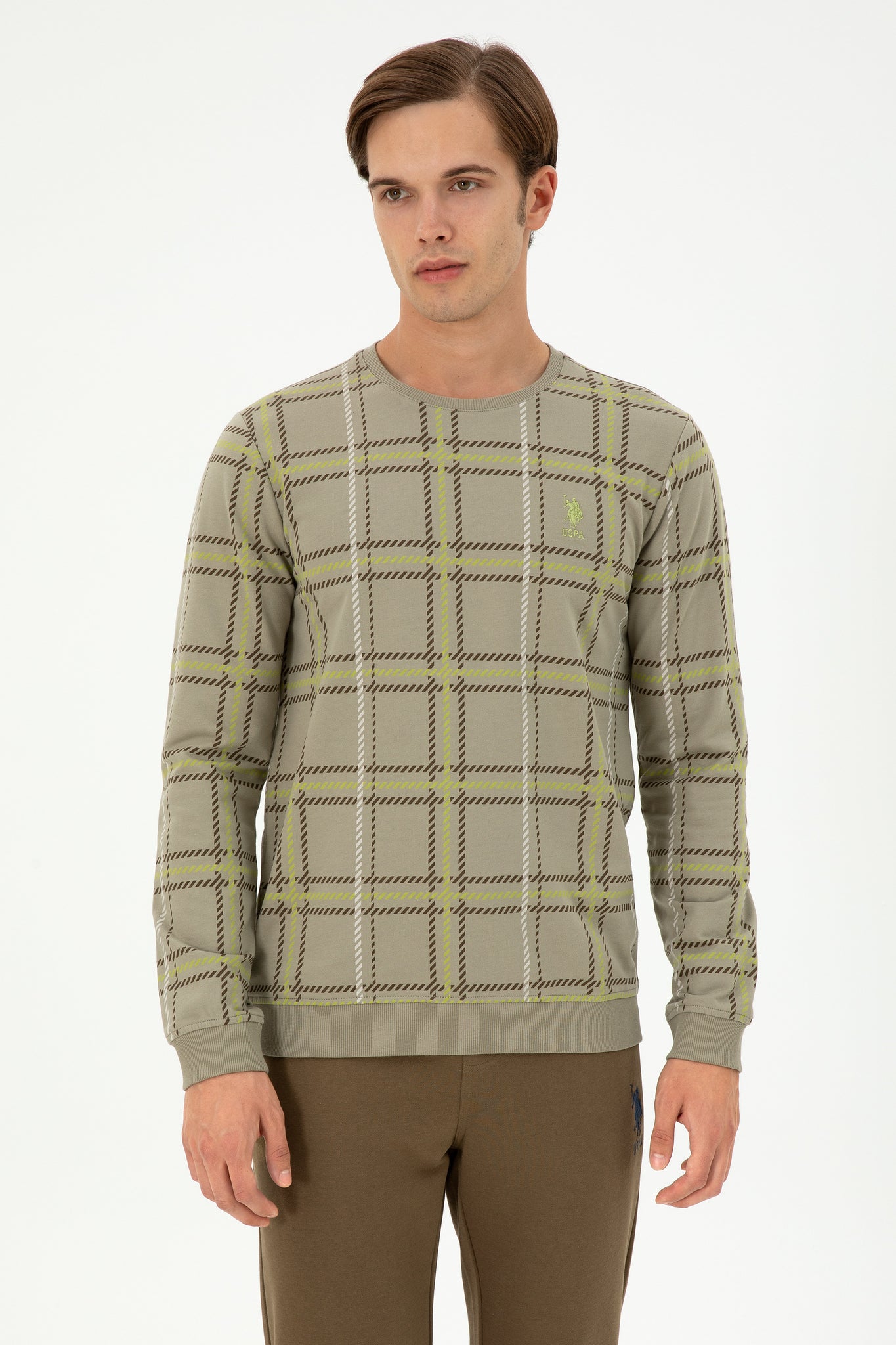 Men's Outdoor Khaki Sweatshirt