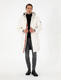 Ecru Regular Fit Coat
