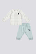 Boy Baby 2 Pcs Checkered Set