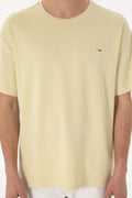 Men's Comfort Fit Crew Neck Light Khaki T-shirt T-shirt