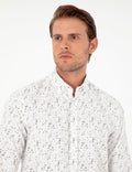 Grey Slim Fit Long Sleeve Shirt