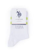 Boy's White Socket Socks