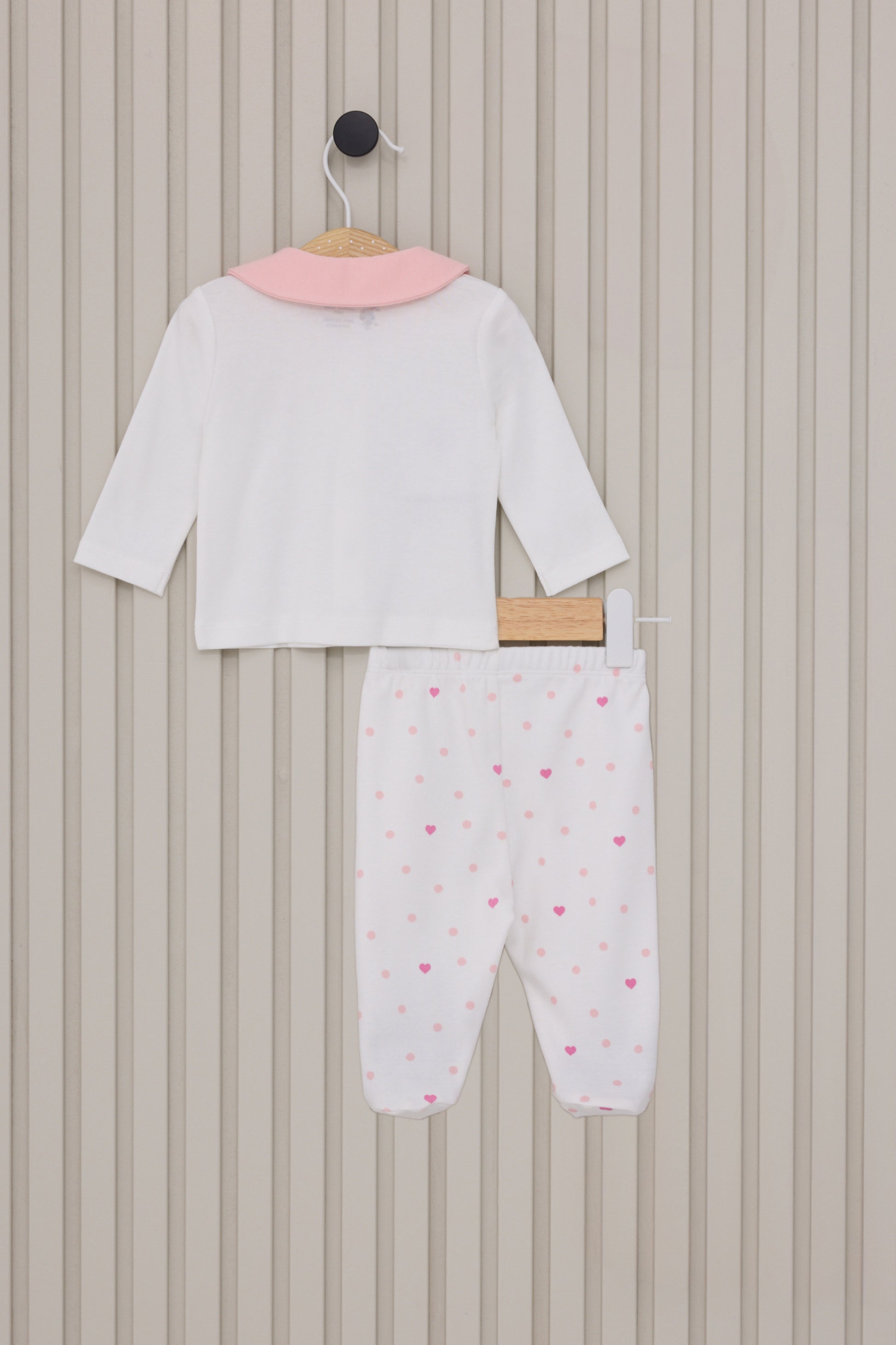 Baby Girl Cream Pajama Set