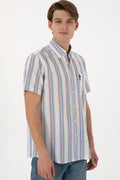 Men's Green Short Sleeve Shirt