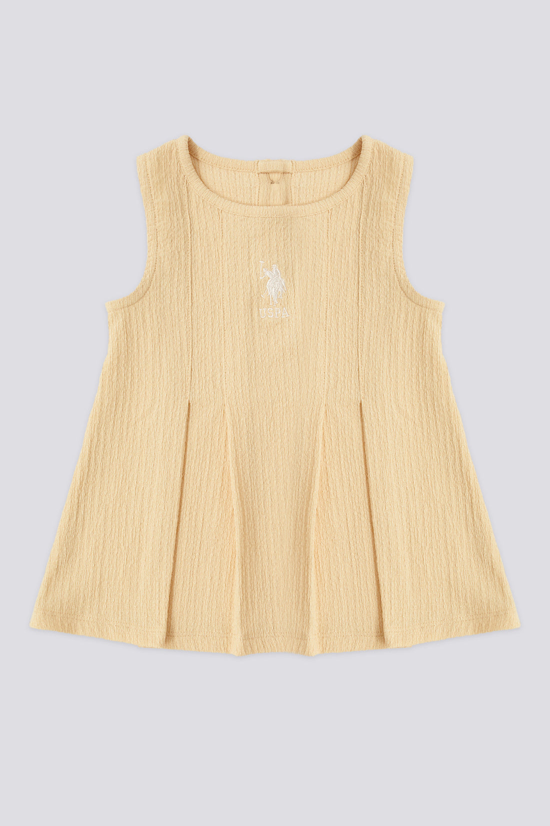 Baby Girl Yellow Sleeveless Dress