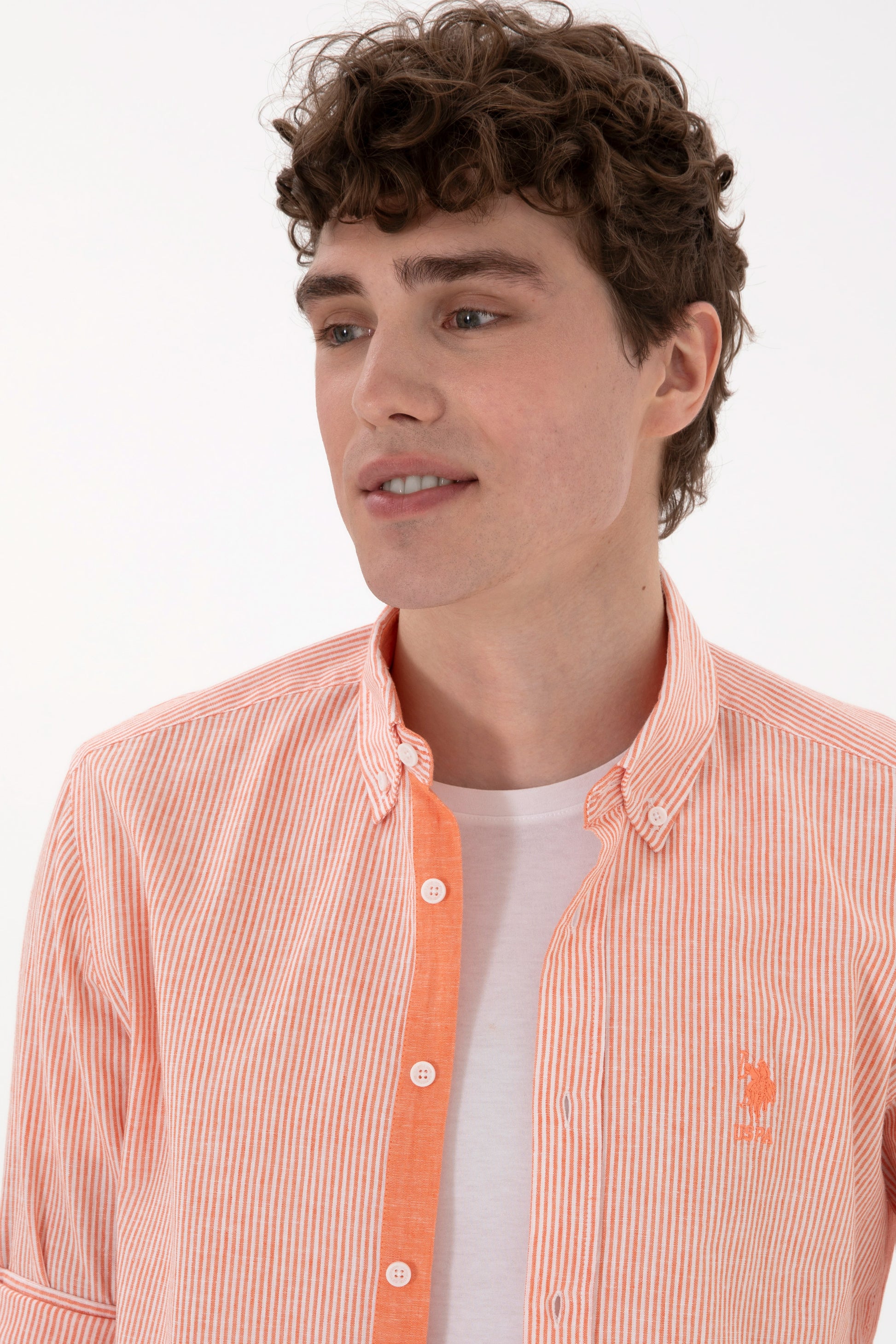 Men's Pomegranate Flower Long Sleeve Shirt