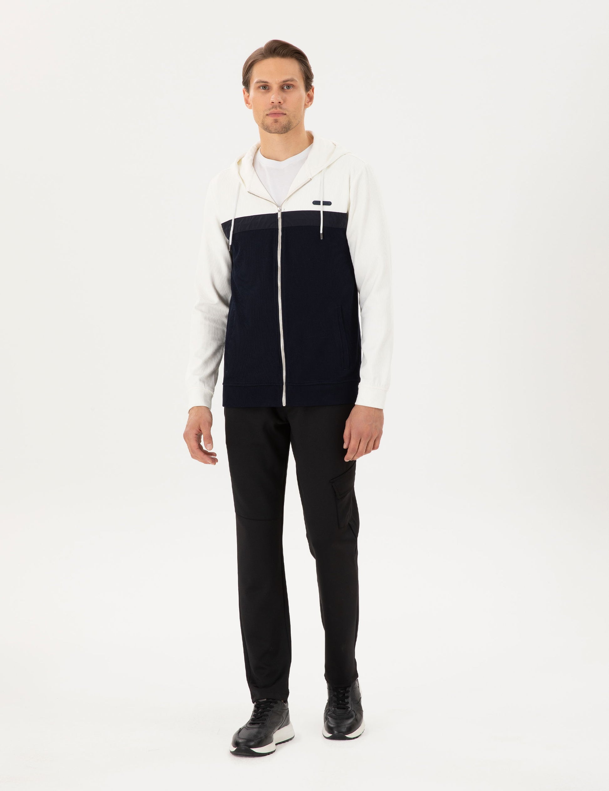 Ekru Regular Fit Örme Hırka