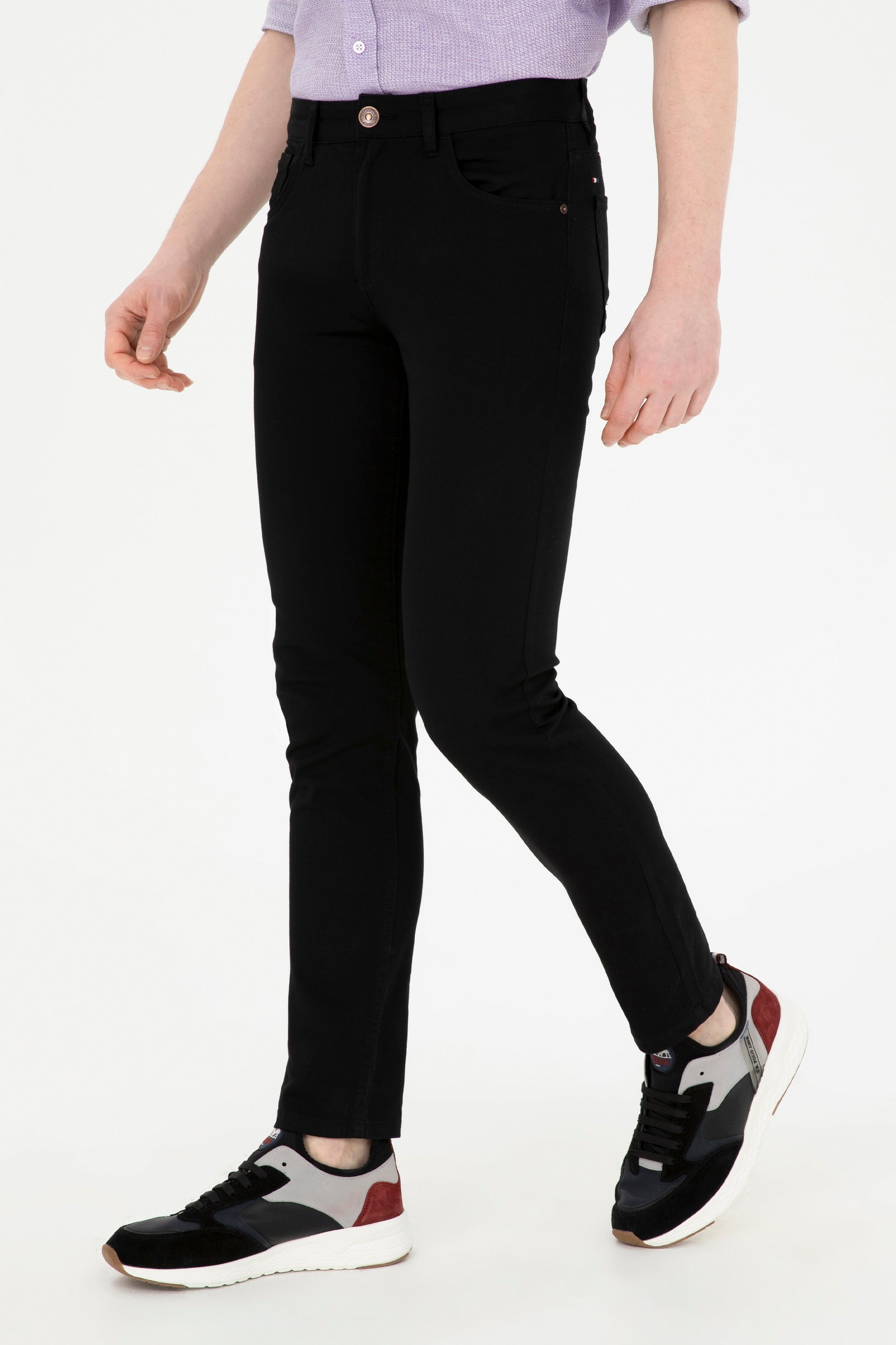 Men's Black Canvas Pants