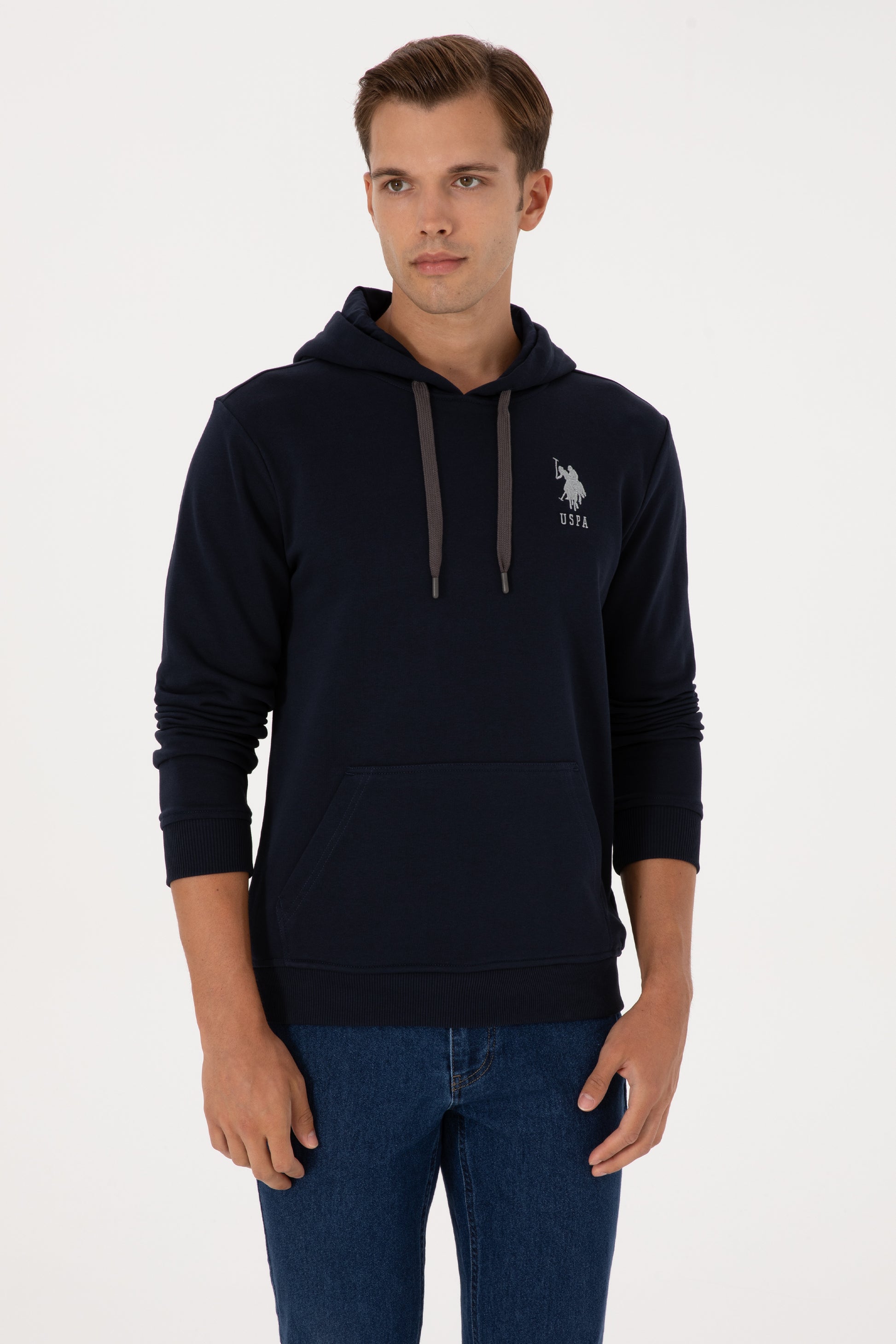 Men's Navy Blue Basic Sweatshirt