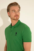 Men's Green Basic T-Shirt