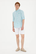 Men's Mint Long Sleeve Shirt