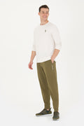 Men's Khaki Sweatpants