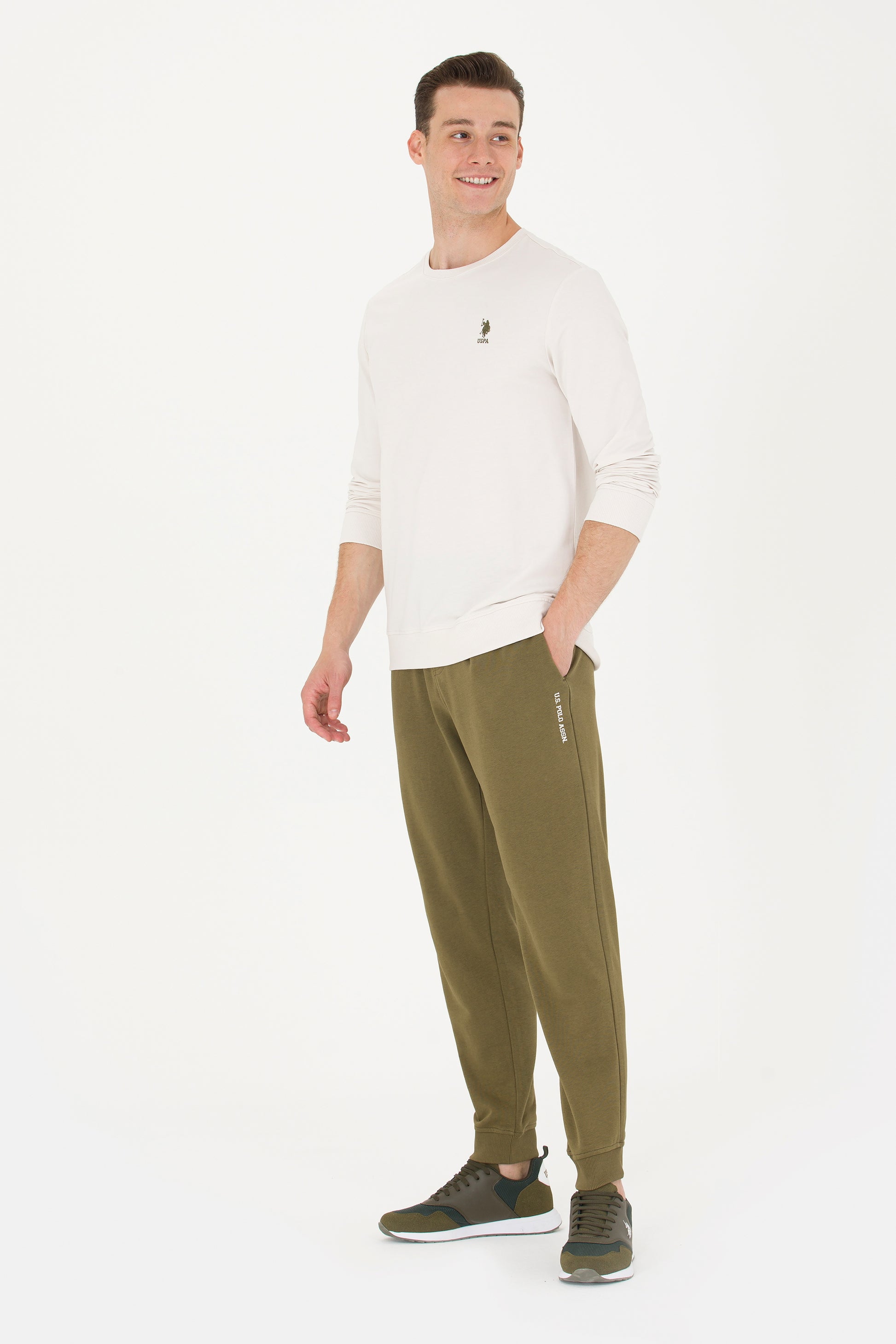 Men's Khaki Sweatpants