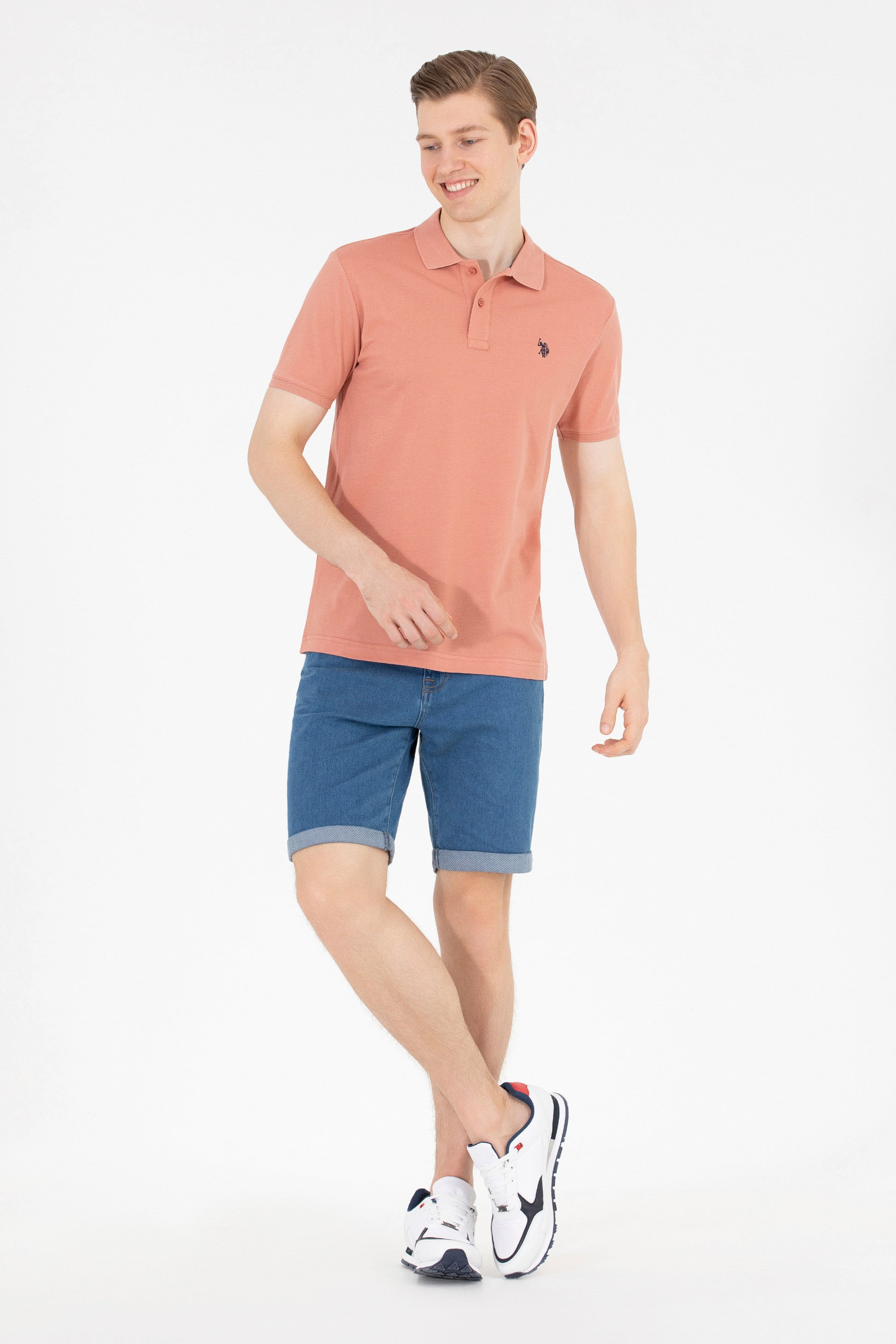 Men's Powder Basic Polo Neck T-Shirt