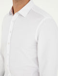 White Oxford Slim Fit Long Sleeve Shirt